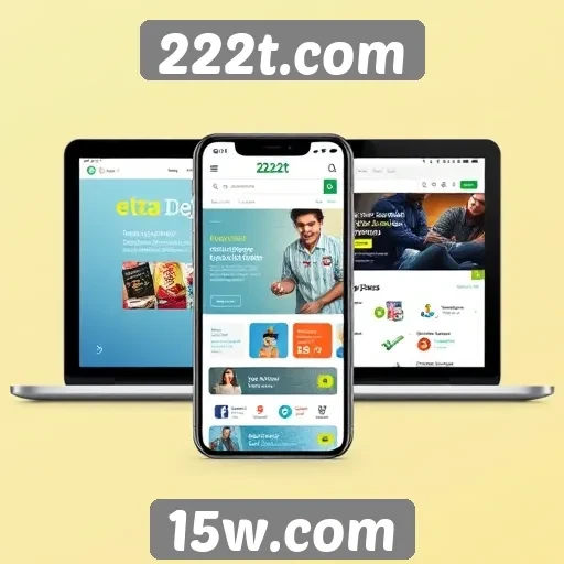 Desempenho do site 222t.com em dispositivos móveis