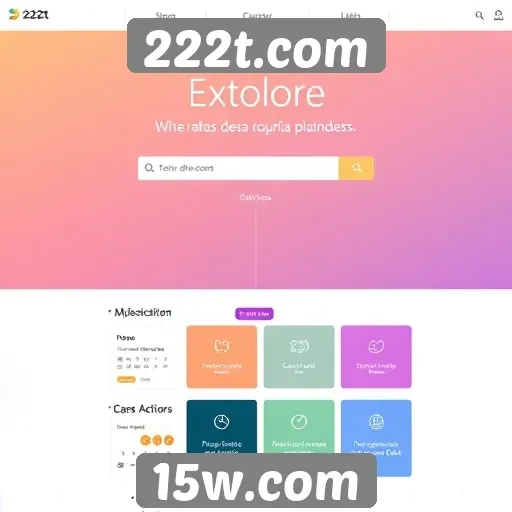 Análise da interface do usuário do 222t.com